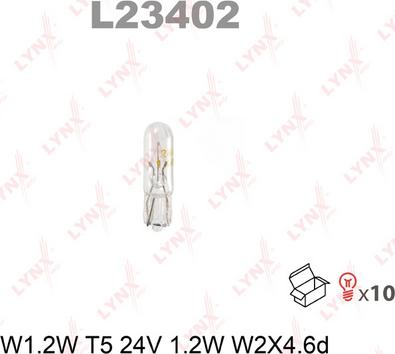 LYNXauto L23402 - Лампа накаливания autodnr.net