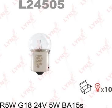 LYNXauto L24505 - Лампа накаливания autodnr.net