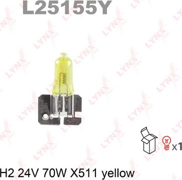 LYNXauto L25155Y - Лампа накаливания autodnr.net