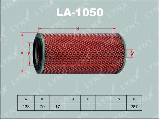 LYNXauto LA-1050 - Воздушный фильтр autodnr.net