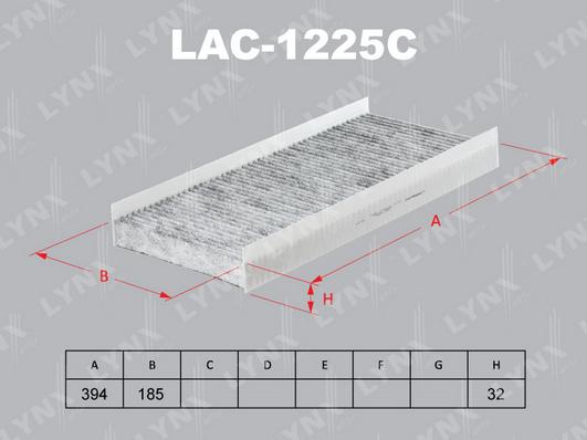 LYNXauto LAC-1225C - Фільтр, повітря у внутрішній простір autocars.com.ua