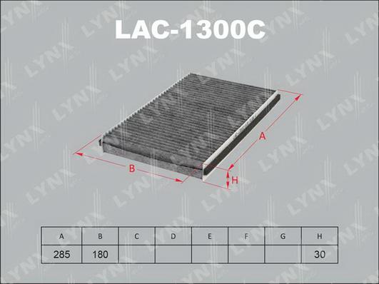 LYNXauto LAC-1300C - Фильтр воздуха в салоне autodnr.net