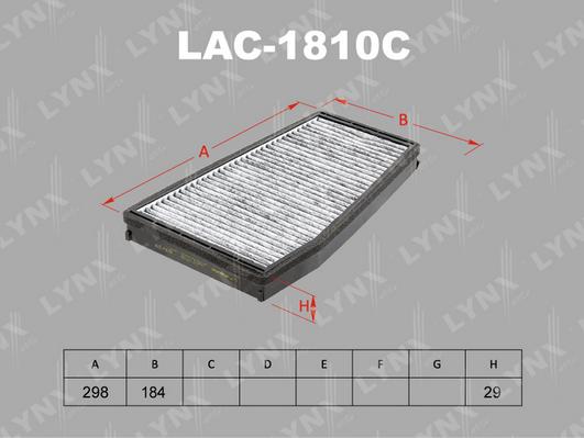 LYNXauto LAC-1810C - Фильтр воздуха в салоне autodnr.net