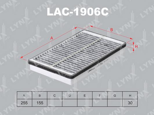 LYNXauto lac-1906c - Фильтр воздуха в салоне autodnr.net