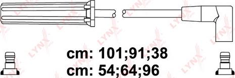 LYNXauto SPC1802 - Комплект проводів запалювання autocars.com.ua