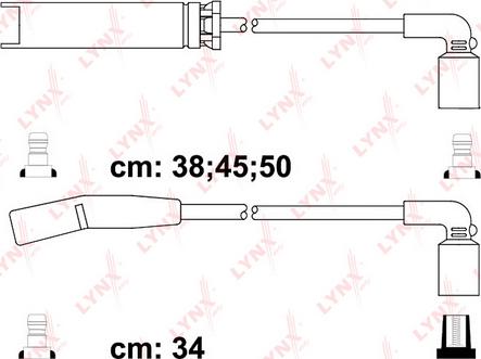 LYNXauto SPC1803 - Комплект проводів запалювання autocars.com.ua
