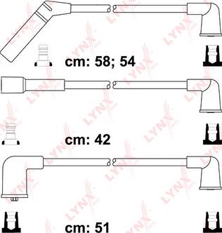 LYNXauto SPC1815 - Комплект проводів запалювання autocars.com.ua