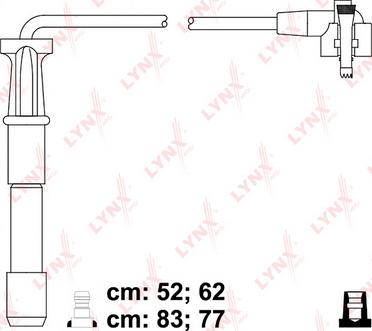 LYNXauto SPC3036 - Комплект проводов зажигания avtokuzovplus.com.ua