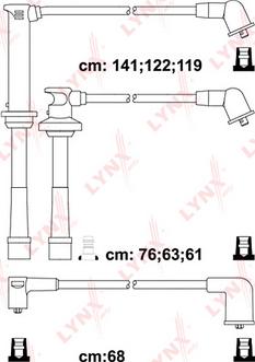 LYNXauto SPC5112 - Комплект проводів запалювання autocars.com.ua