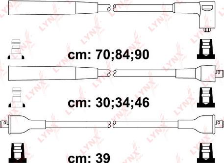 LYNXauto SPC5113 - Комплект проводів запалювання autocars.com.ua