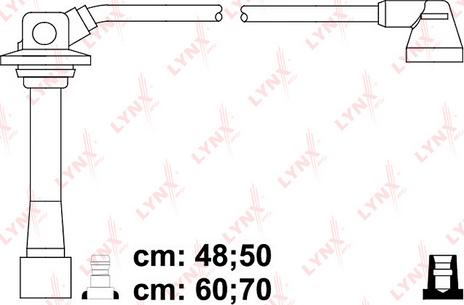 LYNXauto SPC5123 - Комплект проводов зажигания avtokuzovplus.com.ua