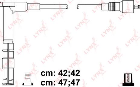 LYNXauto SPC5318 - Комплект проводов зажигания avtokuzovplus.com.ua