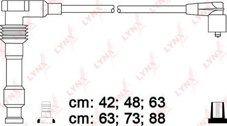 LYNXauto SPC5917 - Комплект проводів запалювання autocars.com.ua