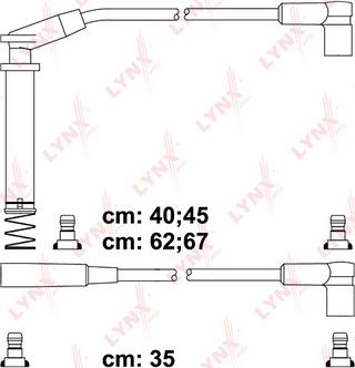 LYNXauto SPC5932 - Комплект проводов зажигания avtokuzovplus.com.ua