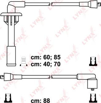 LYNXauto SPC6111 - Комплект проводів запалювання autocars.com.ua