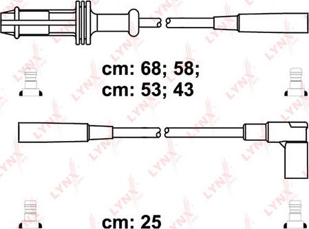 LYNXauto SPC6112 - Комплект проводів запалювання autocars.com.ua