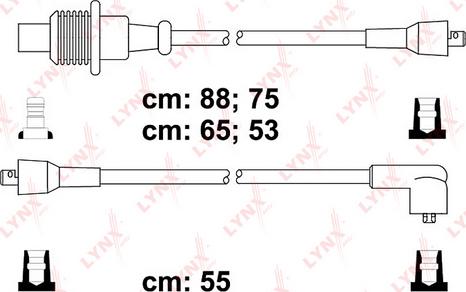 LYNXauto SPC6117 - Комплект проводів запалювання autocars.com.ua