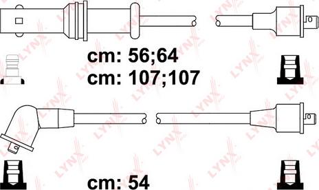 LYNXauto SPC7109 - Комплект проводов зажигания avtokuzovplus.com.ua