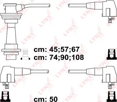 LYNXauto SPC7530 - Комплект проводів запалювання autocars.com.ua