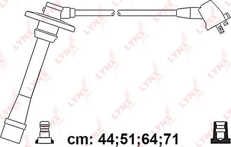 LYNXauto SPC7551 - Комплект проводов зажигания autodnr.net
