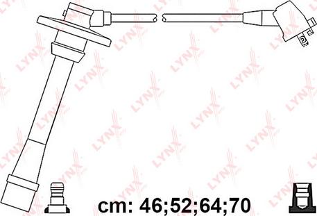 LYNXauto SPC7574 - Комплект проводов зажигания autodnr.net