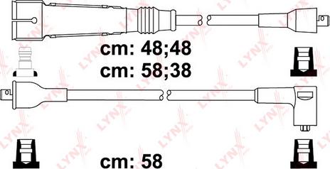 LYNXauto SPC8019 - Комплект проводов зажигания avtokuzovplus.com.ua
