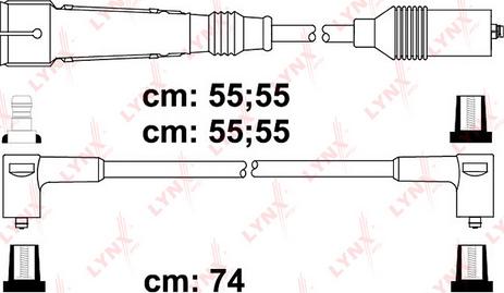 LYNXauto SPC8041 - Комплект проводов зажигания autodnr.net