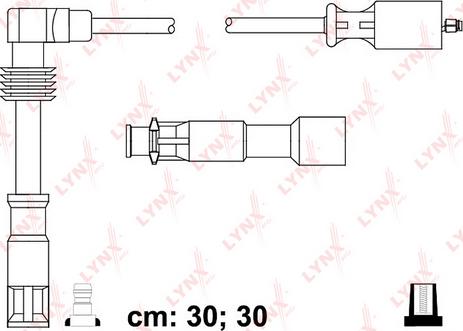 LYNXauto SPE8030 - Комплект проводів запалювання autocars.com.ua