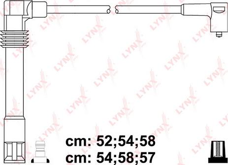 LYNXauto SPE8035 - Провода высоковольтные AUDI A4-A6-A8  VW Passat autodnr.net
