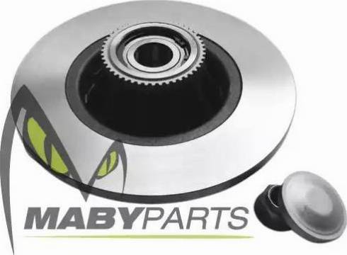 Mabyparts ODFS0001 - Гальмівний диск autocars.com.ua