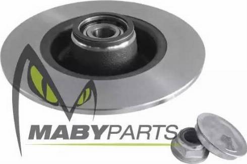 Mabyparts OBD313003 - Гальмівний диск autocars.com.ua