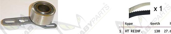 Mabyparts OBK010245 - Комплект ременя ГРМ autocars.com.ua