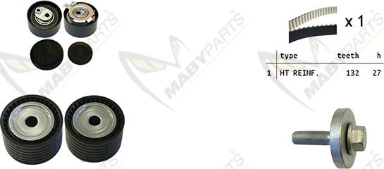 Mabyparts OBK010347 - Комплект ременя ГРМ autocars.com.ua