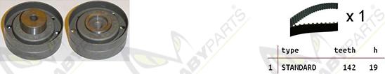 Mabyparts OBK010405 - Комплект ременя ГРМ autocars.com.ua