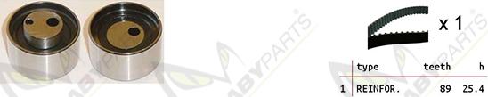 Mabyparts OBK010450 - Комплект ременя ГРМ autocars.com.ua