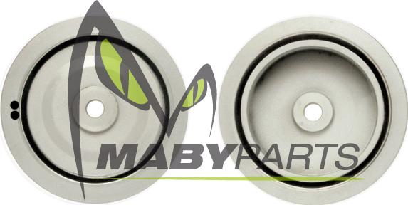 Mabyparts ODP212080 - Ремінний шків, колінчастий вал autocars.com.ua