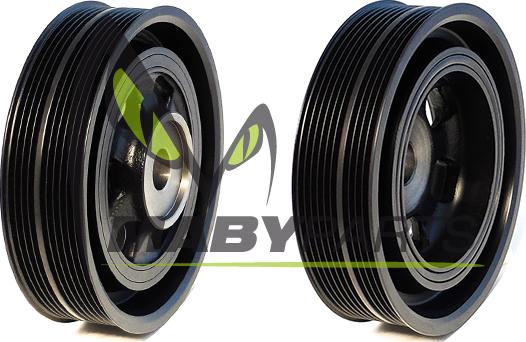 Mabyparts ODP212108 - Ремінний шків, колінчастий вал autocars.com.ua