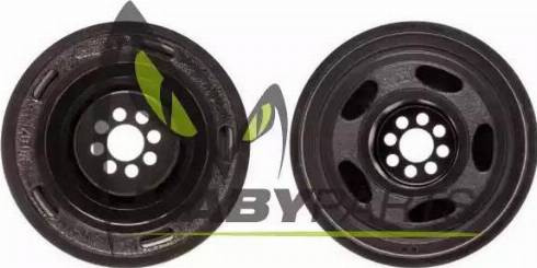 Mabyparts ODP222001 - Ремінний шків, колінчастий вал autocars.com.ua