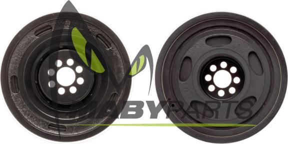 Mabyparts ODP222002 - Ремінний шків, колінчастий вал autocars.com.ua