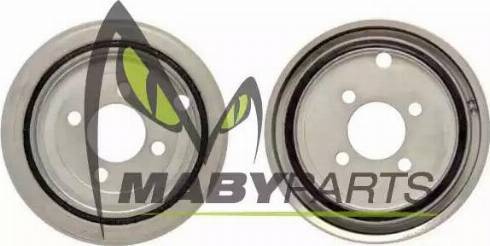 Mabyparts ODP222062 - Ремінний шків, колінчастий вал autocars.com.ua