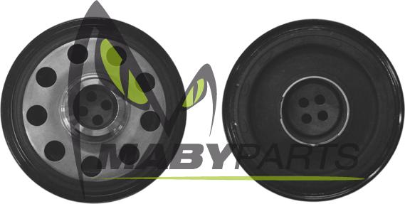 Mabyparts ODP313025 - Ремінний шків, колінчастий вал autocars.com.ua