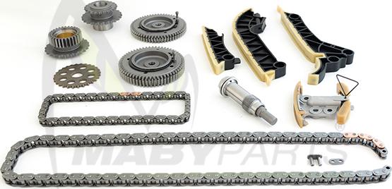 Mabyparts OTK030167 - Комплект ланцюга приводу распредвала autocars.com.ua