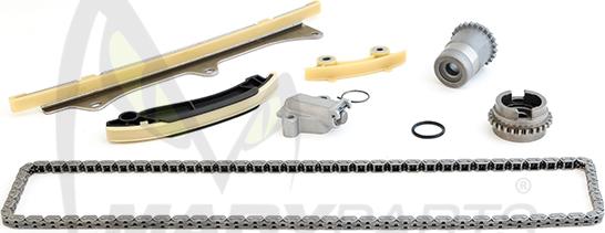Mabyparts OTK030174 - Комплект ланцюга приводу распредвала autocars.com.ua