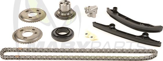 Mabyparts OTK031067 - Комплект ланцюга приводу распредвала autocars.com.ua