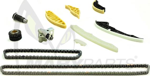 Mabyparts OTK037116 - Комплект ланцюга приводу распредвала autocars.com.ua