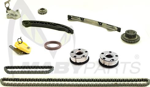 Mabyparts OTK930109 - Комплект ланцюга приводу распредвала autocars.com.ua