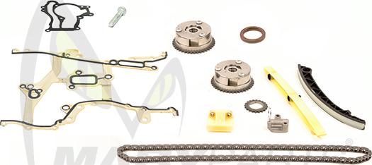 Mabyparts OTK934070 - Комплект ланцюга приводу распредвала autocars.com.ua