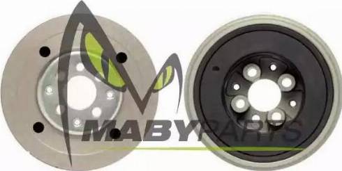 Mabyparts PV00320O - Ремінний шків, колінчастий вал autocars.com.ua