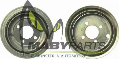 Mabyparts PV03597O - Ремінний шків, колінчастий вал autocars.com.ua