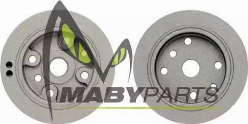 Mabyparts PV89995O - Ремінний шків, колінчастий вал autocars.com.ua